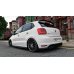 Накладки сплиттеры на пороги на Volkswagen Polo V GTI